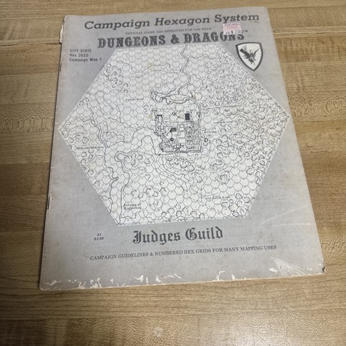Judges guild campaign hexagon - judges,