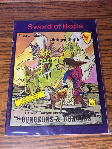 Vintage judges guild sword - judges, “sword
